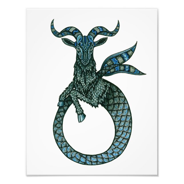 Capricorn Symbol Photo Print (Front)