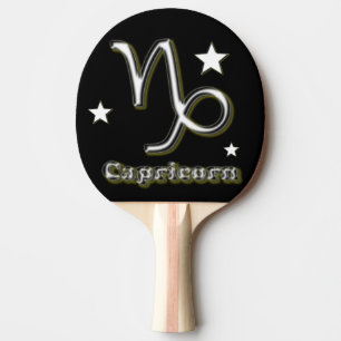 Capricorn symbol ping pong paddle