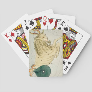 Capricorn, Tenth Astrological Zodiac Sign Playing Cards