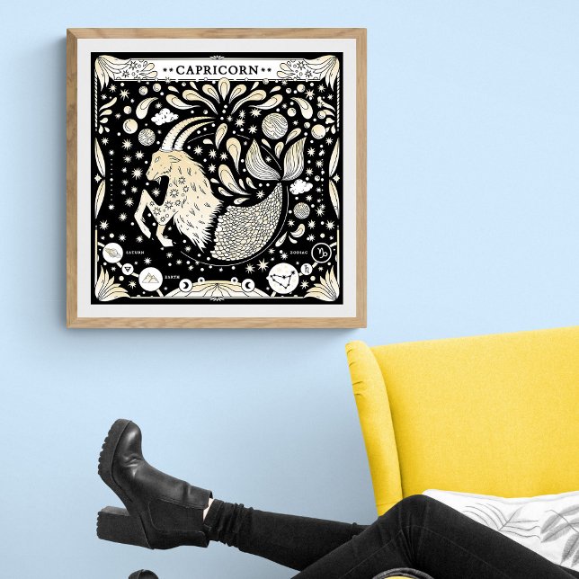 Capricorn: The Galactic Achiever Poster (Creator Uploaded)