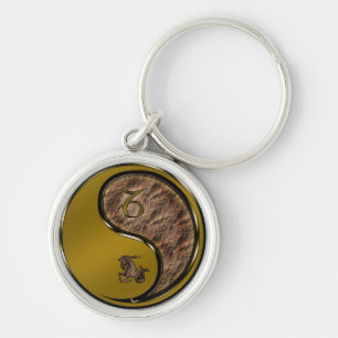 Capricorn the Goat Key Ring