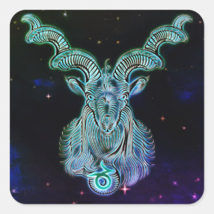 capricorn the goat zodiac stickers