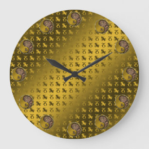Capricorn the Seagoat Large Clock