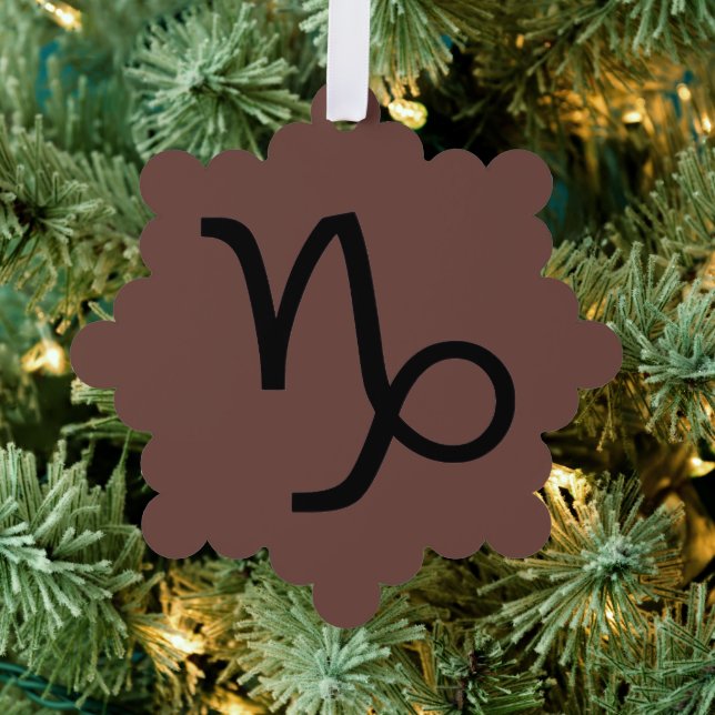 Capricorn Tree Decoration Card (Insitu (Tree))