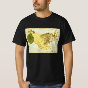 Capricorn Vintage Constellation, Urania's Mirror T-Shirt