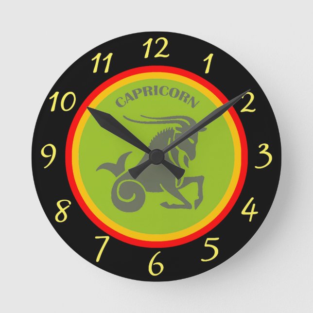 Capricorn Wall Clock (Front)