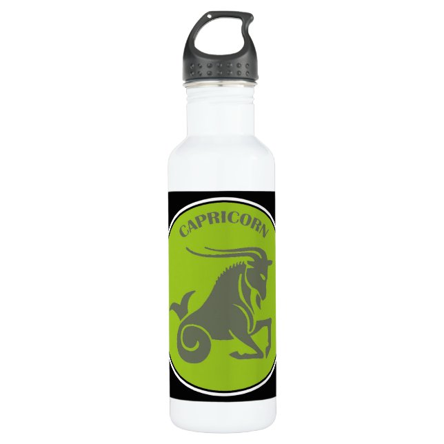 Capricorn Water Bottle (Front)