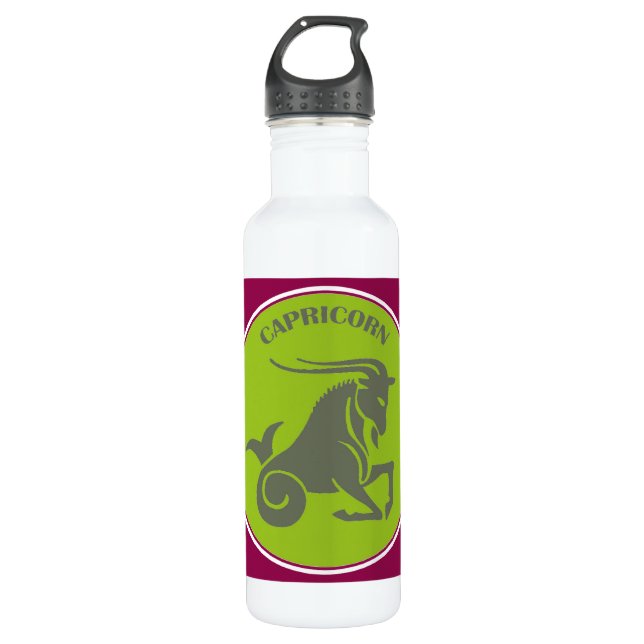 Capricorn Water Bottle (Front)