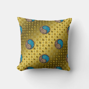 Capricorn & Water Dragon Cushion