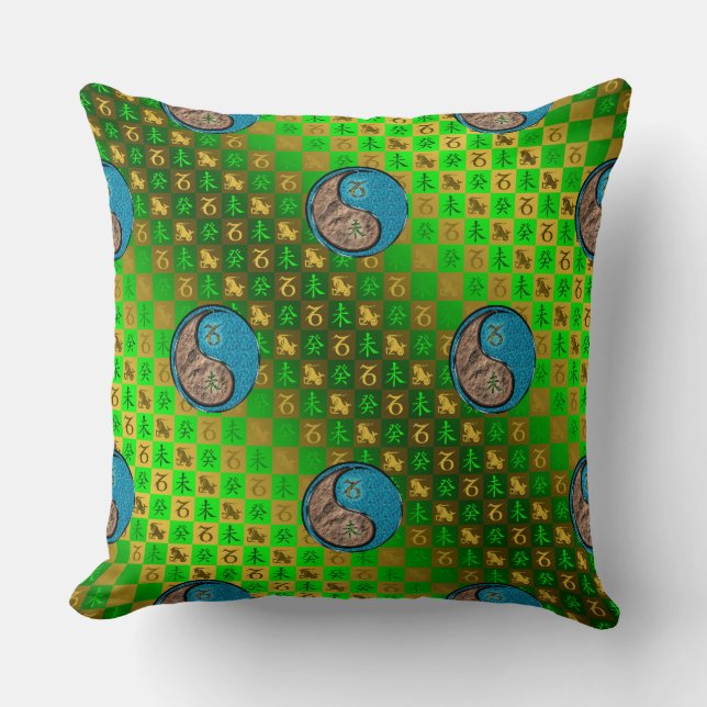 Capricorn & Water Goat Cushion (Front)