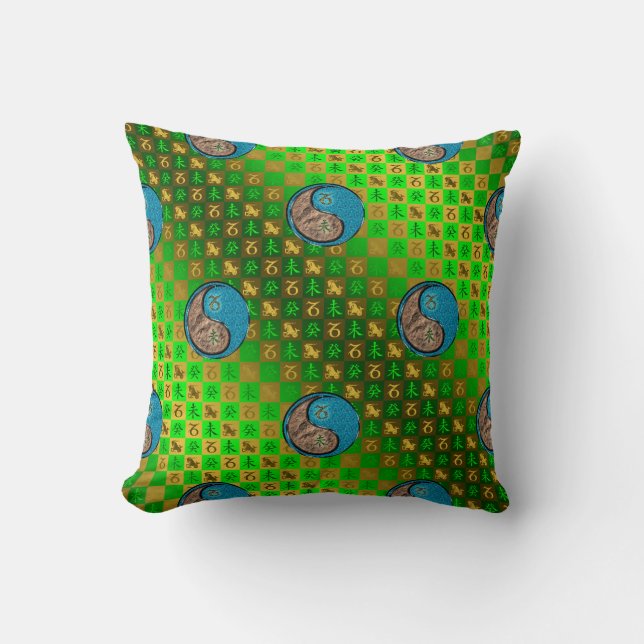 Capricorn & Water Goat Cushion (Front)