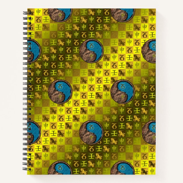 Capricorn & Water Monkey Notebook (Front)