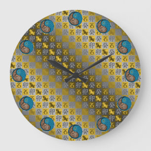 Capricorn & Water Rabbit Large Clock