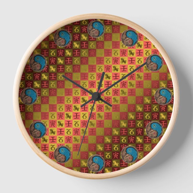 Capricorn & Water Tiger Clock (Front)