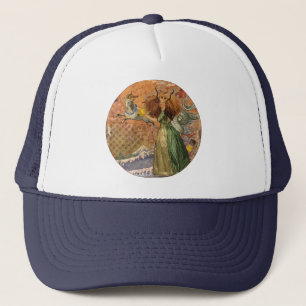 Capricorn Woman Goat Whimsical Fun Trucker Hat