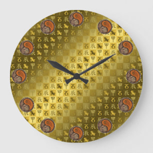Capricorn & Wood Dragon Large Clock