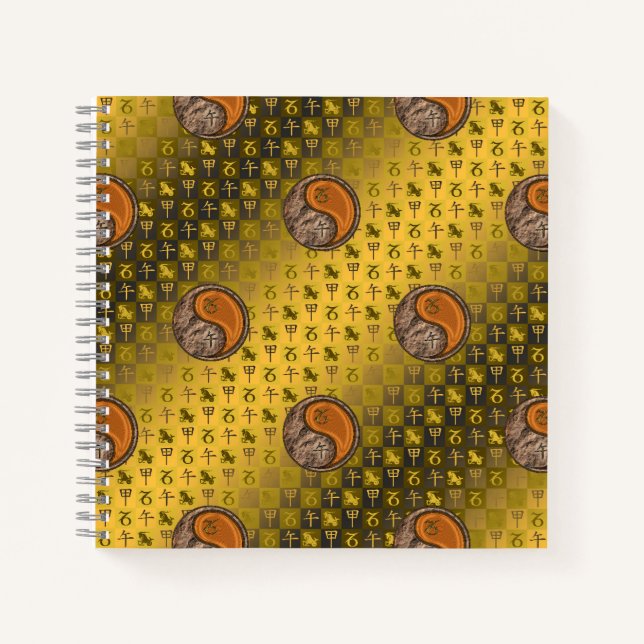 Capricorn & Wood Horse Notebook (Front)