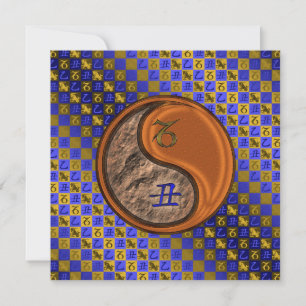 Capricorn & Wood Ox Card