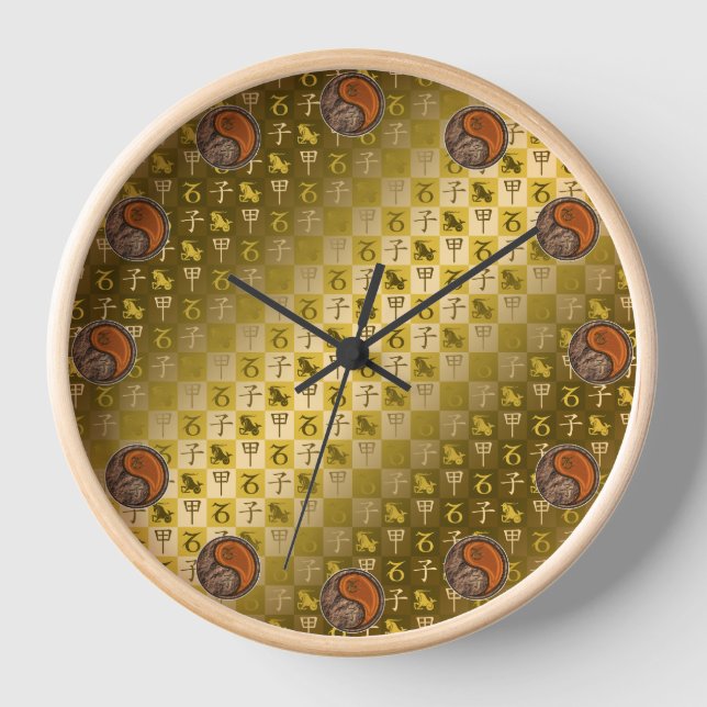 Capricorn & Wood Rat Clock (Front)