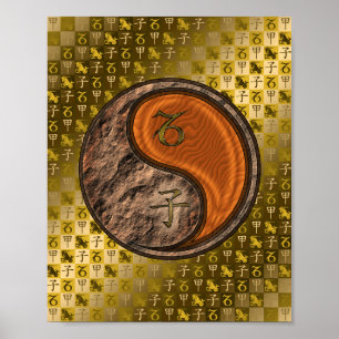 Capricorn & Wood Rat Poster