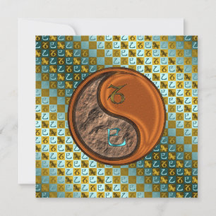 Capricorn & Wood Snake Card
