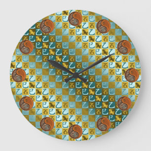 Capricorn & Wood Snake Large Clock
