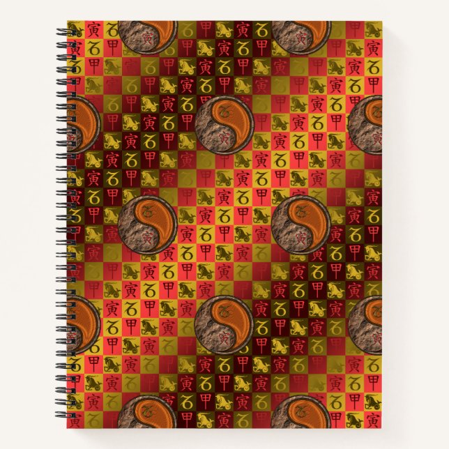 Capricorn & Wood Tiger Notebook (Front)