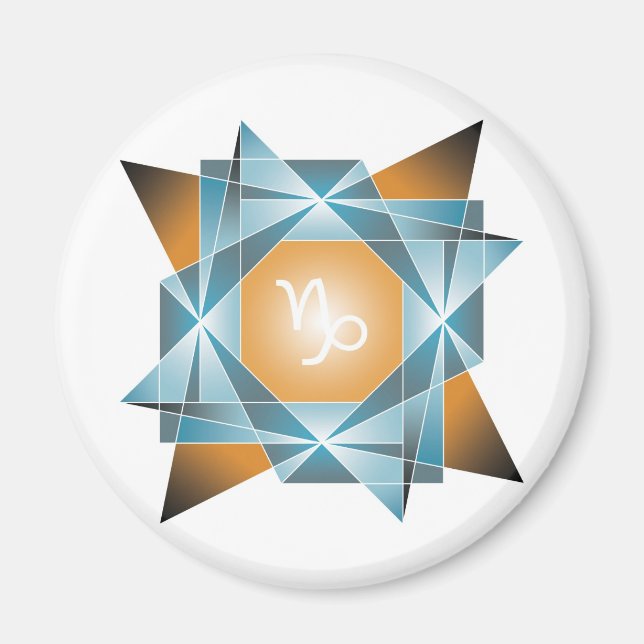 CAPRICORN YANTRA MAGNET (Front)