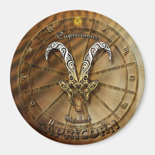 Capricorn Zodiac Astrology design Magnet