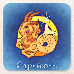 capricorn zodiac coasters