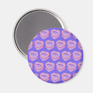 Capricorn Zodiac Coquette Heart Birthday Cake Magnet