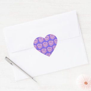 Capricorn Zodiac Coquette Heart Birthday Cake Sticker