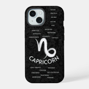 Capricorn Zodiac Horoscope Traits Guys iPhone 15 Case