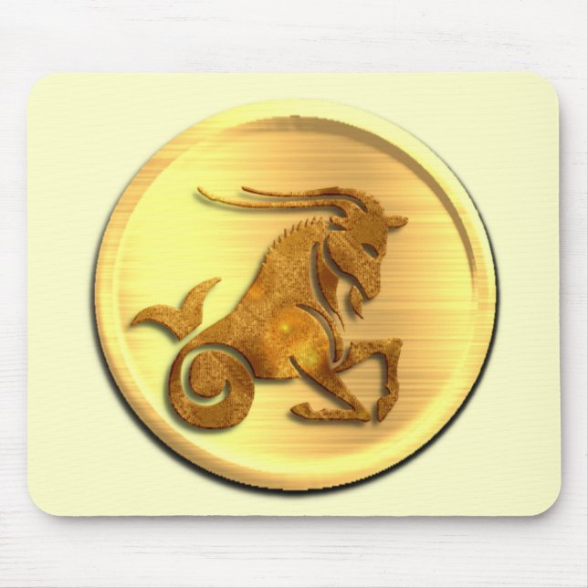 Capricorn Zodiac Mouse Pad (Front)