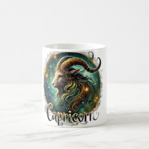 Capricorn Zodiac Mug – Elegant & Cosmic Design ♑✨