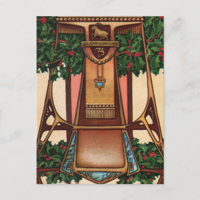 Capricorn Zodiac Postcard (Front)