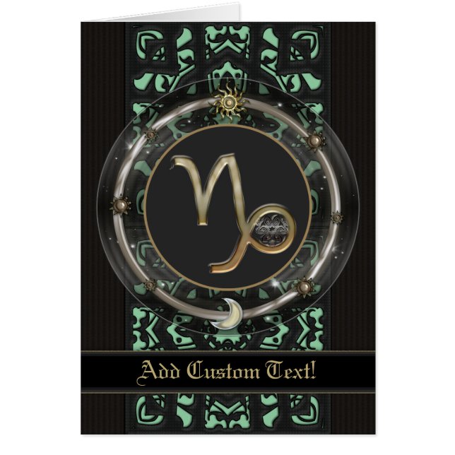 Capricorn Zodiac Sign (Front)