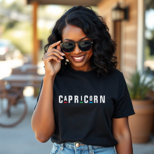 Capricorn Zodiac Sign Astrology Retro 90s Birthday T-Shirt