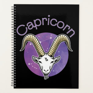 Capricorn Zodiac Sign Calendar Planner