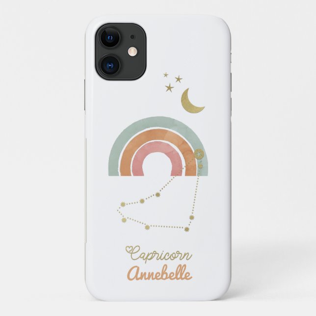 Capricorn Zodiac Sign Case-Mate iPhone Case (Back)