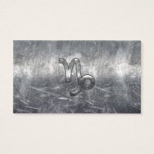 Capricorn Zodiac Sign in grunge distressed  style