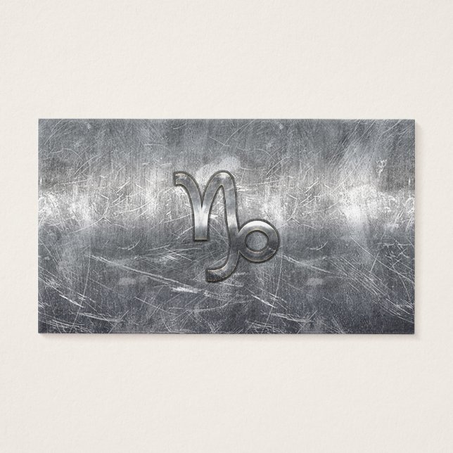 Capricorn Zodiac Sign in grunge distressed  style (Front)