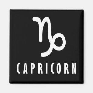Capricorn zodiac sign magnet