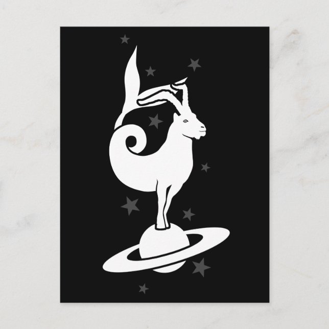 Capricorn zodiac Sign Postcard (Front)