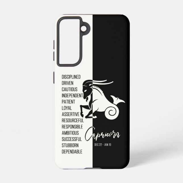 Capricorn Zodiac Sign Samsung Galaxy S21 Case (Back)