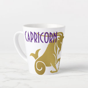 Capricorn zodiac sign smart personalised latte mug