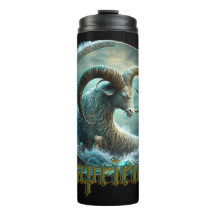 Capricorn Zodiac Sign Thermal Tumbler