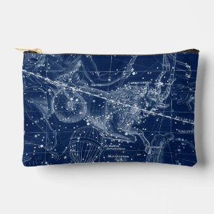 Capricorn Zodiac Sign Vintage Illustration Accessory Pouch