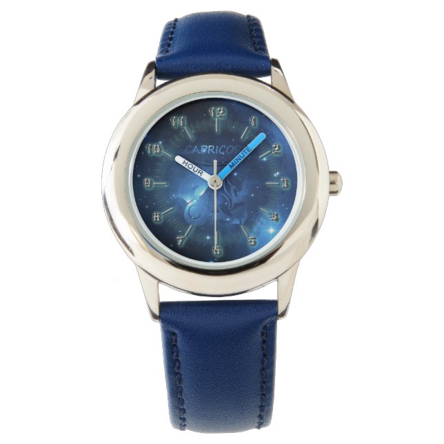 Capricorn zodiac sign watch (Front)