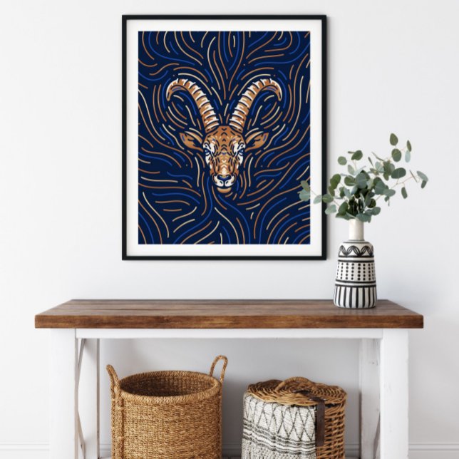 Capricorn Zodiac Sign | Zodiac Digital Print (Creator Uploaded)